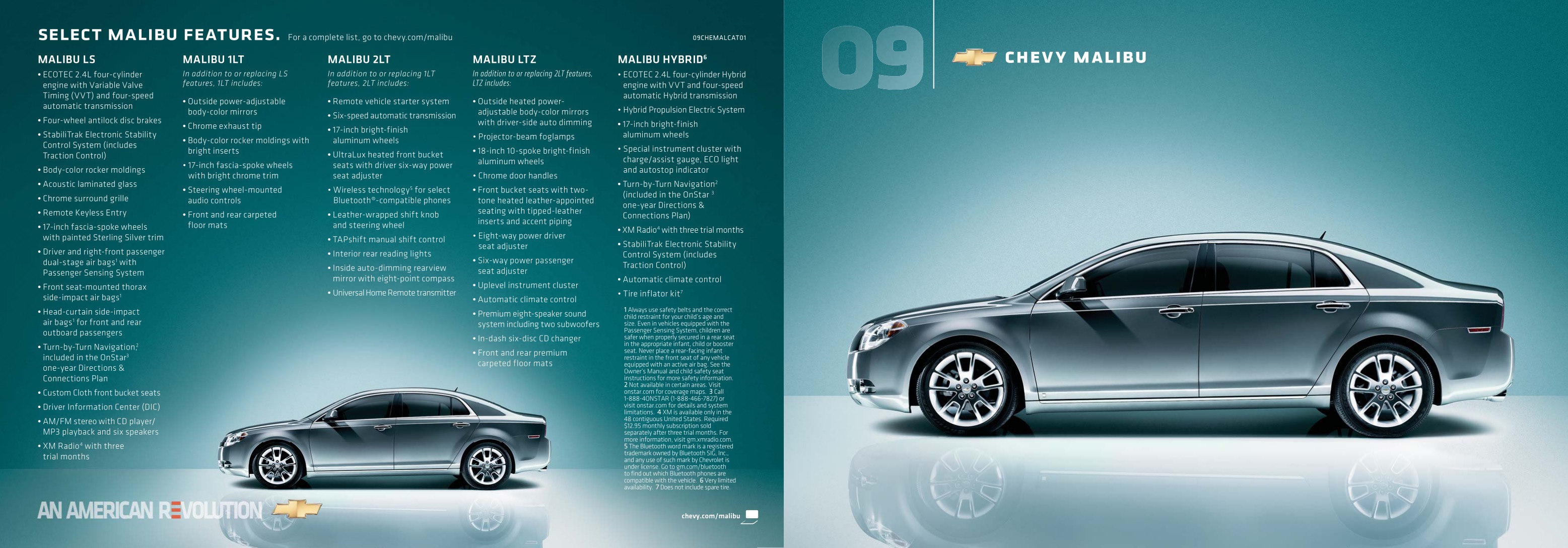 2009 Chevrolet Malibu Brochure
